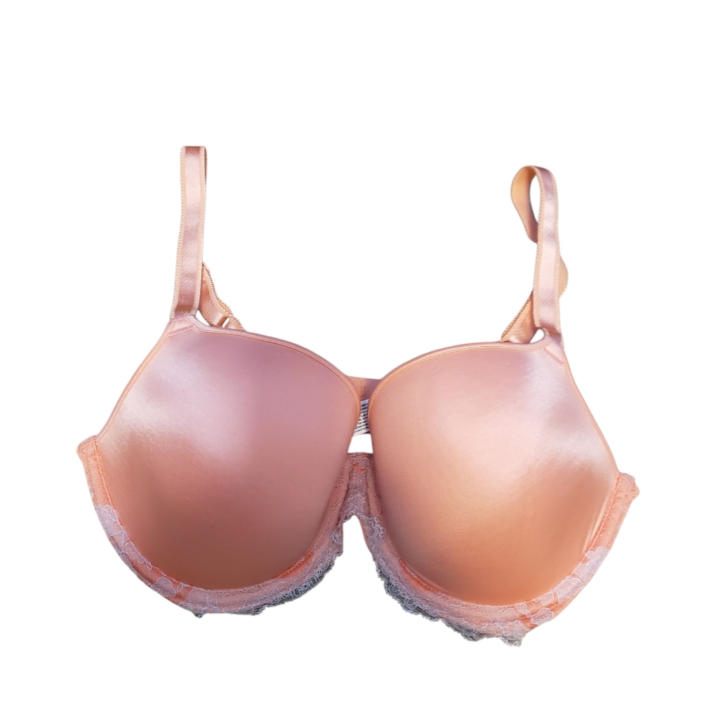 WACOAL‎ LACE AFFAIR FLOWER WIND CHIME UNDERWIRE CONTOUR / PADDED BRA Size 34DD